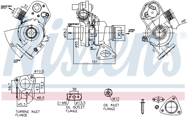 NISSENS 93318 Charger, charging (supercharged/turbocharged)