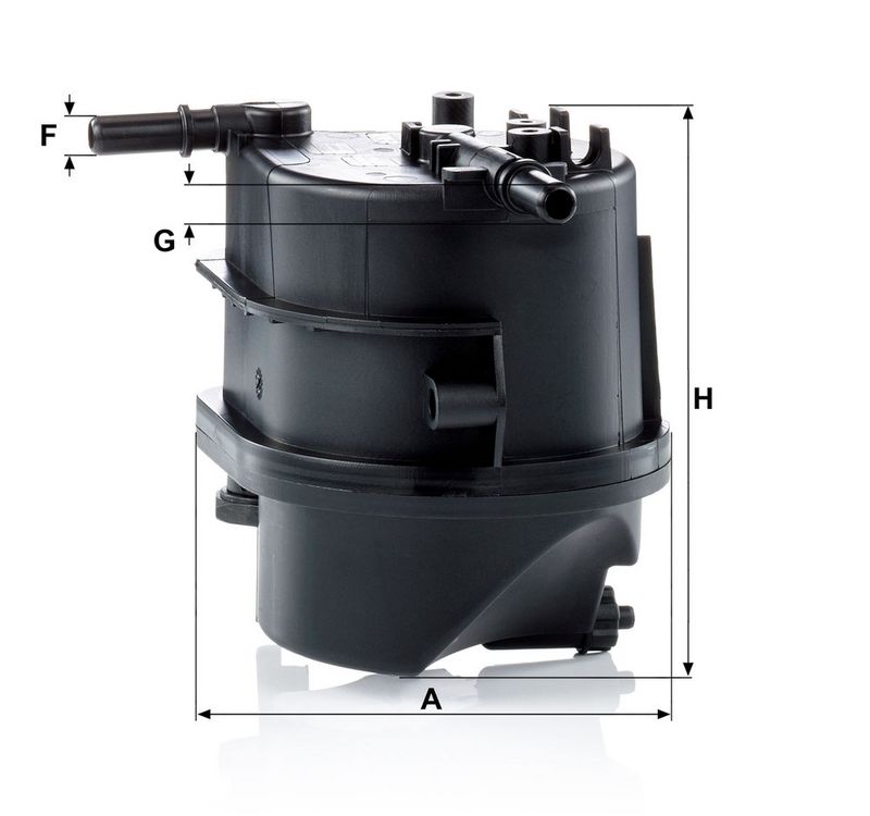 Kütusefilter, MANN-FILTER WK 939
