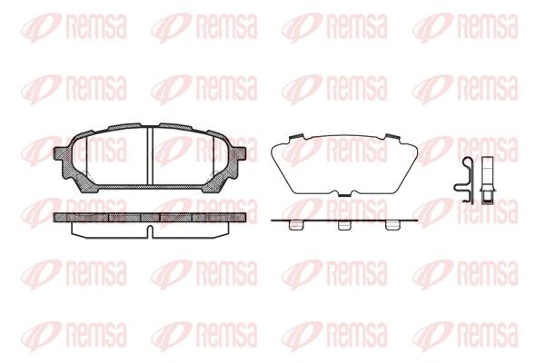 Комплект гальмівних колодок на Forester, Impreza