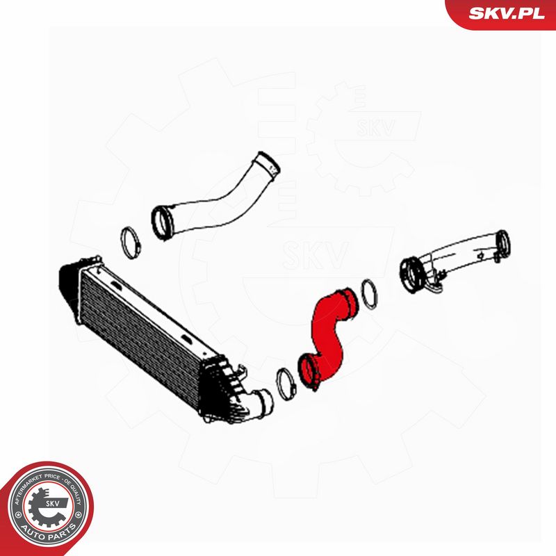 ESEN SKV 24SKV698 Charge Air Hose