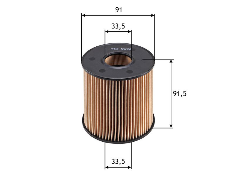 VALEO 586508 - Alyvos filtras