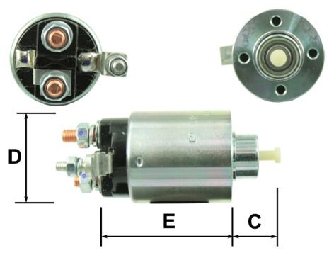 GM Solenoidinis jungiklis, starteris