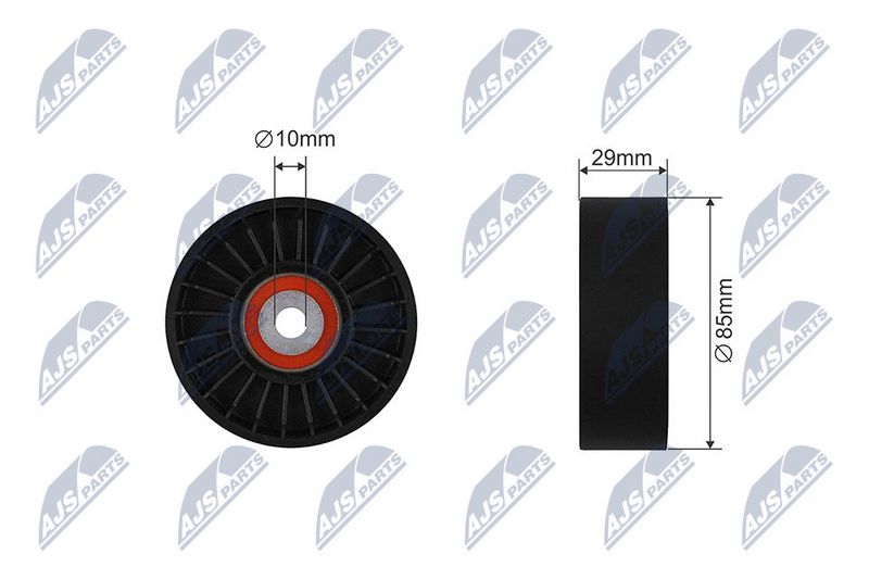 Натяжний ролик, поліклиновий ремінь, Nty RNKRE029