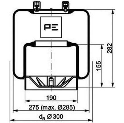 Mech, pneumatické odpružení 084.107-78A