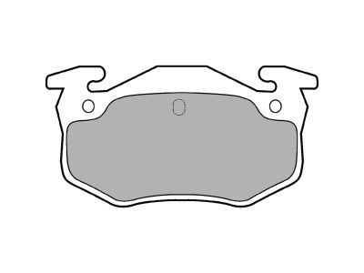 DELPHI LP825 Brake Pad Set, disc brake