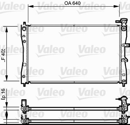 VALEO Radiateur 735055