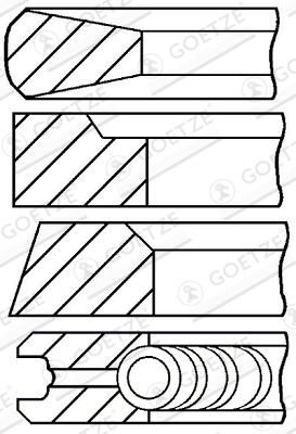 Jeu+segments+pistons GOETZE ENGINE 08-132000-10