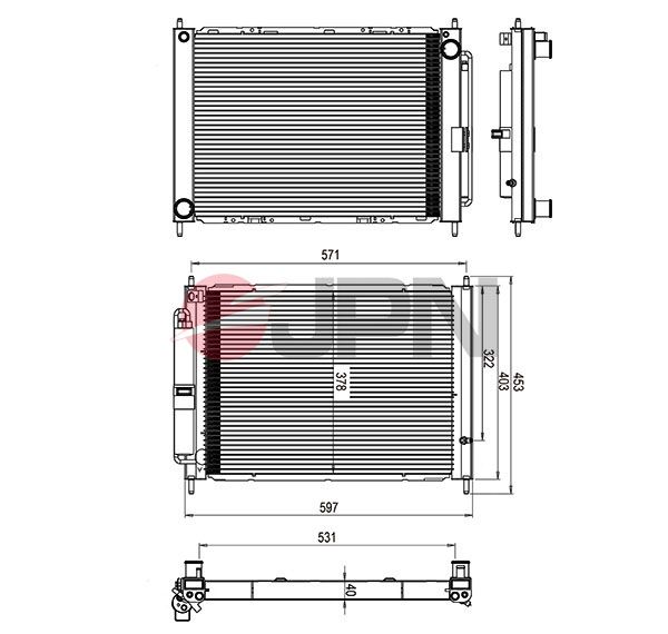 Radiaator, mootorijahutus,...