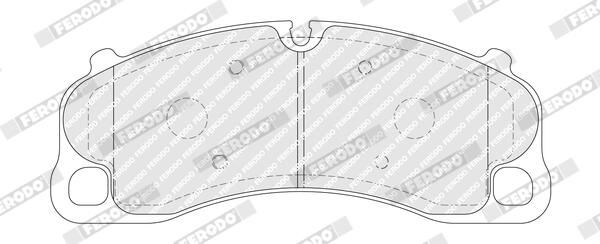 FERODO FDB5267 Brake Pad Set, disc brake