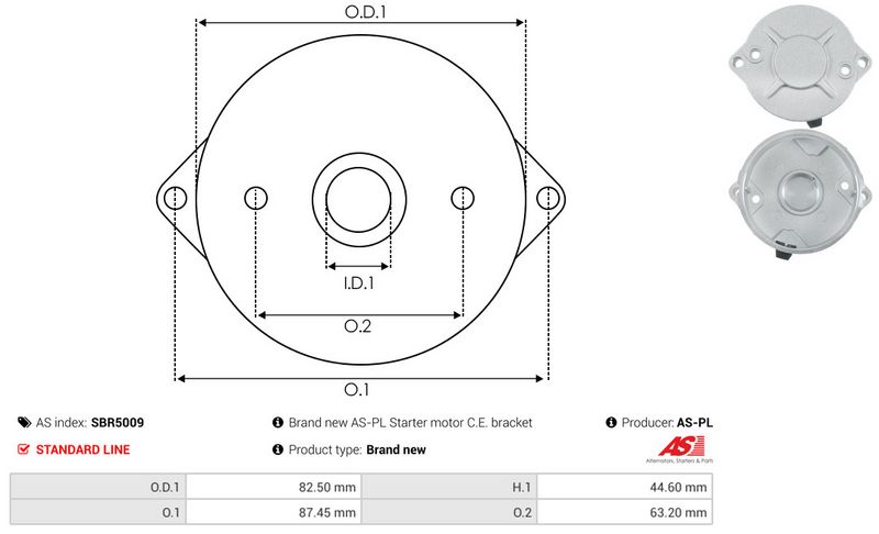 Starterikaas, Karburaator, AS-PL SBR5009