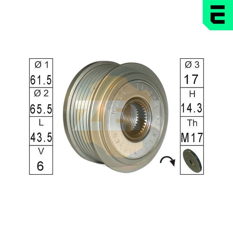 Механізм вільного ходу генератора, Era ZN5576