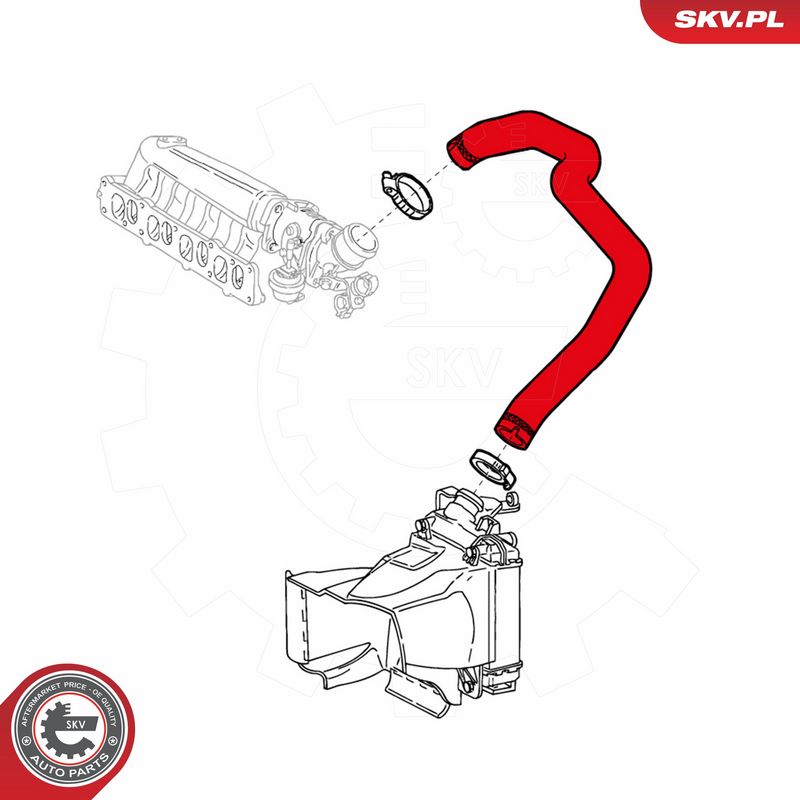 ESEN SKV 24SKV133 Charge Air Hose