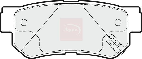 APEC Brake Pad Set, disc brake PAD1528