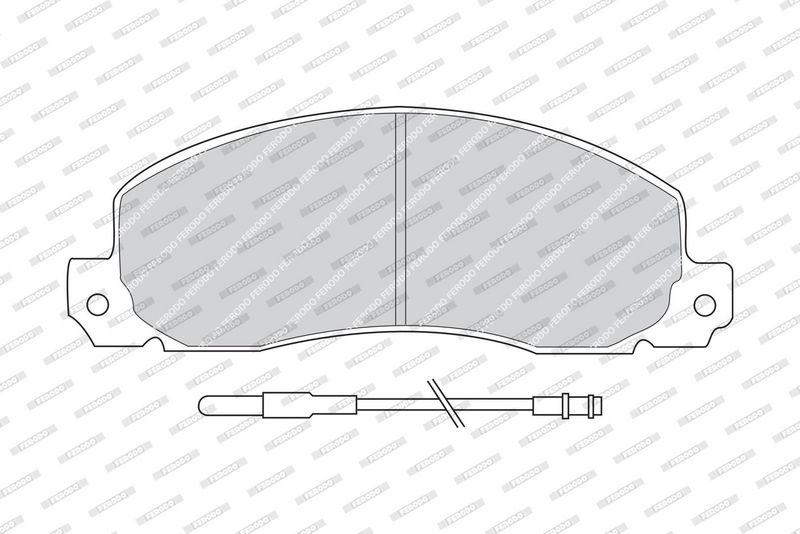 FERODO Plaquettes de frein à disque FVR414