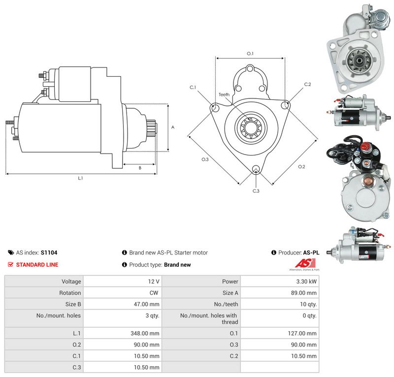 AS-PL S1104 Starter