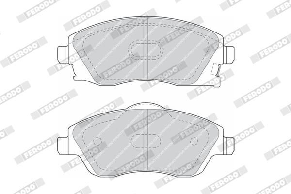 FERODO Plaquettes de frein à disque FDB1424