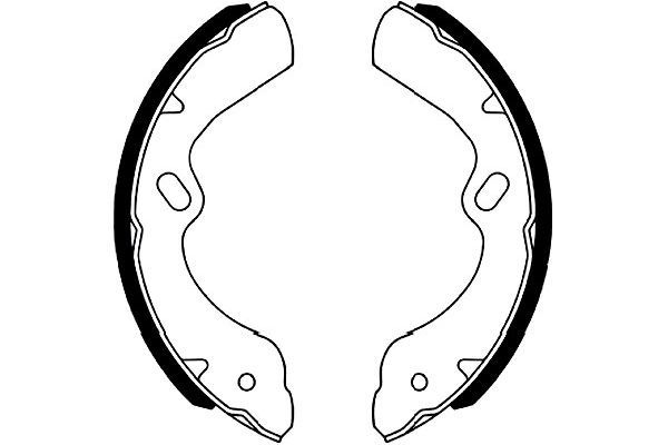 Kavo Parts Комплект барабанных колодок