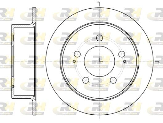 Гальмівний диск, Roadhouse 61414.00