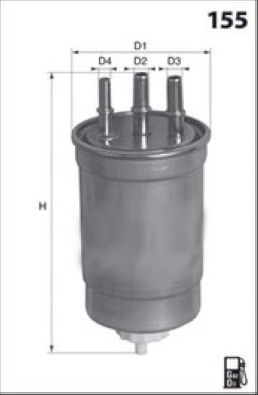 MISFAT Filtre à carburant M445