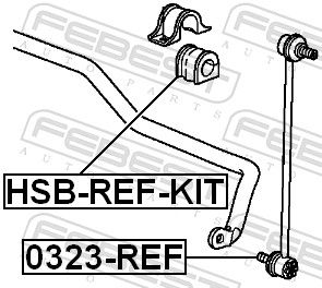 FEBEST 0323-REF Link/Coupling Rod, stabiliser bar