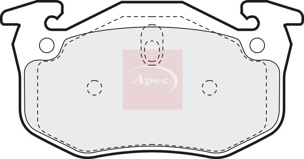 APEC Brake Pad Set, disc brake PAD891