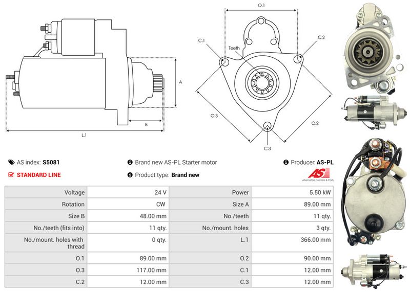 AS-PL S5081 Starter