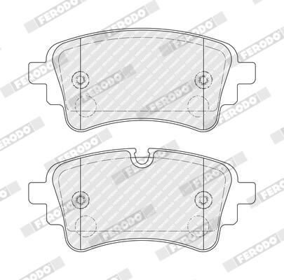 FERODO FDB5431 Brake Pad Set, disc brake