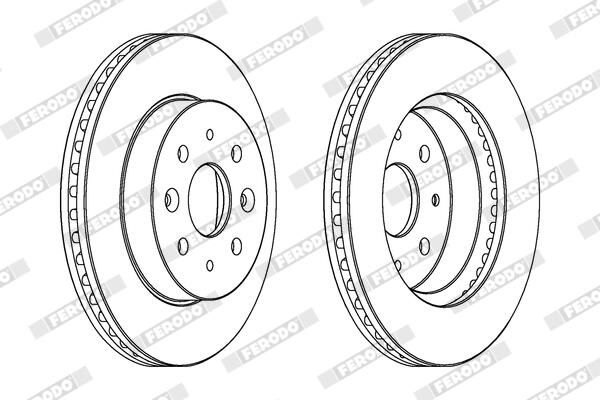 FERODO DDF1542 Brake Disc