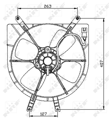 WILMINK GROUP ventilátor, motorhűtés WG1720144