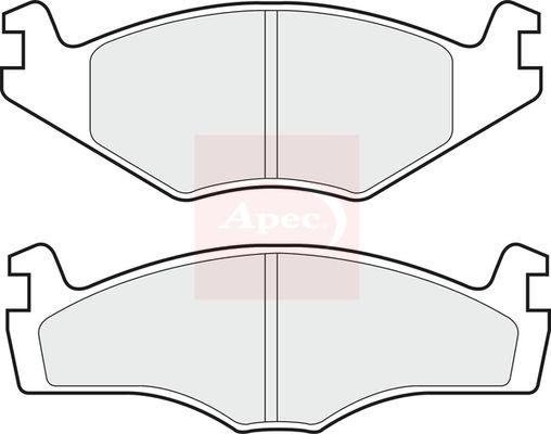 APEC Brake Pad Set, disc brake PAD435