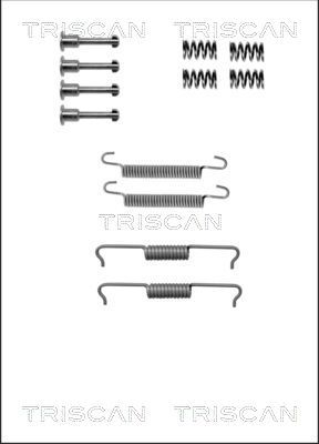 TRISCAN tartozékkészlet, rögzítőfék pofa 8105 102602