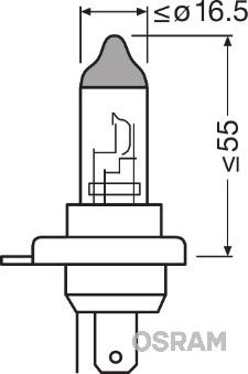 ams-OSRAM 9003L Bulb, headlight