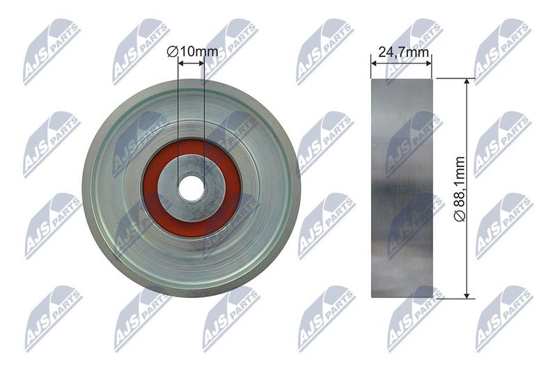 Натяжний ролик, поліклиновий ремінь, Nty RNK-TY-040