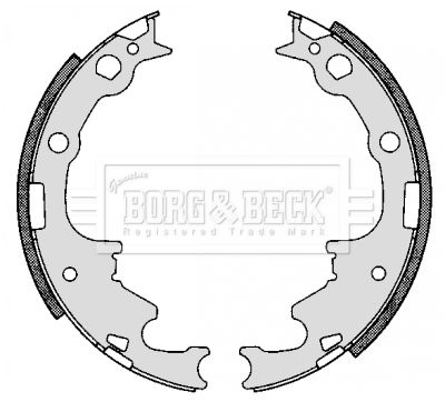 BORG & BECK fékpofakészlet BBS6269