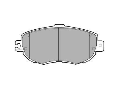 DELPHI LP938 Brake Pad Set, disc brake
