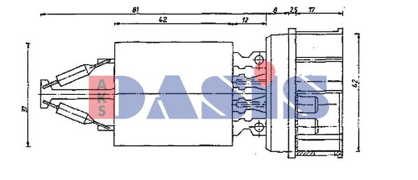 Odpor, vnitřní tlakový ventilátor 700182N