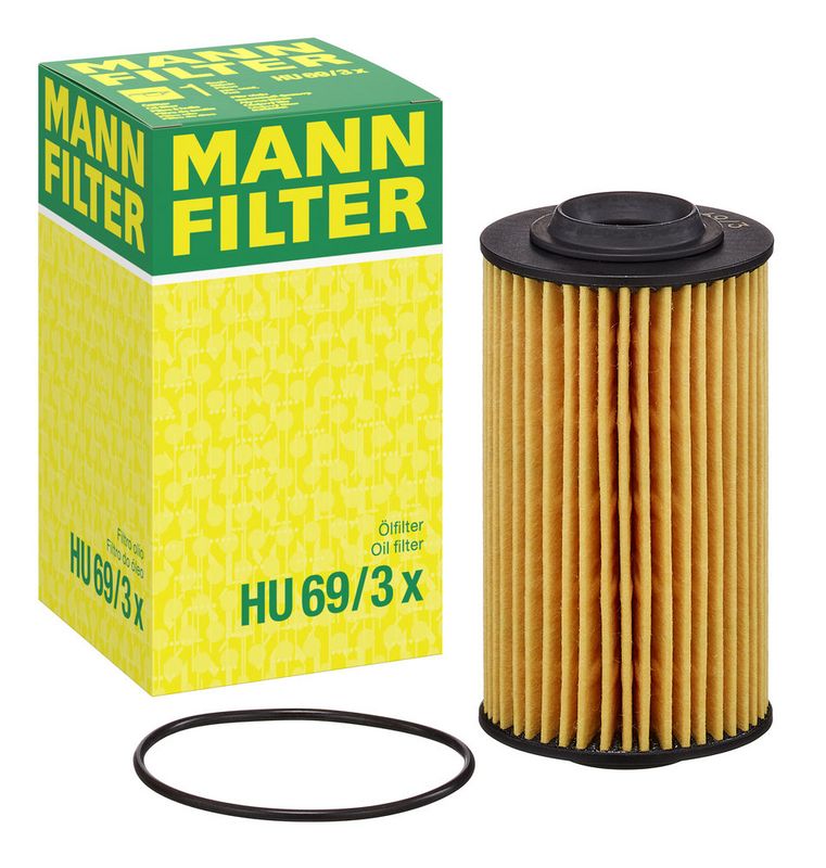Õlifilter, MANN-FILTER HU 69, 3 x