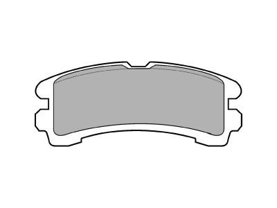 DELPHI LP816 Brake Pad Set, disc brake