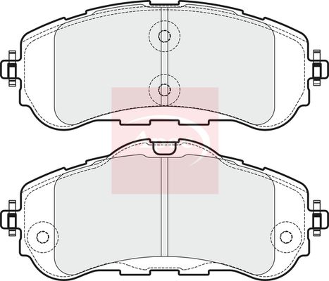 APEC Brake Pad Set, disc brake PAD1971