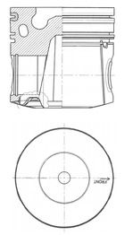 Product Image - Zuiger - 41081600 - KOLBENSCHMIDT