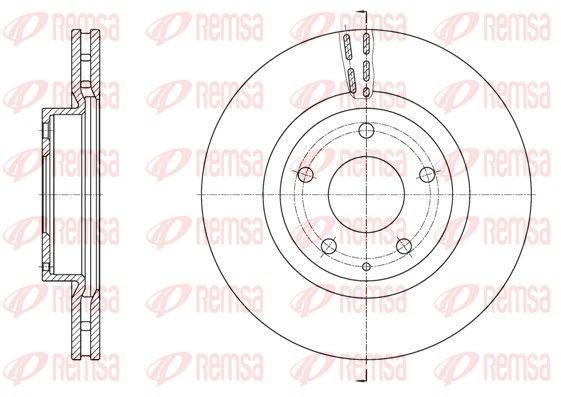 Гальмівний диск, Remsa 61574.10