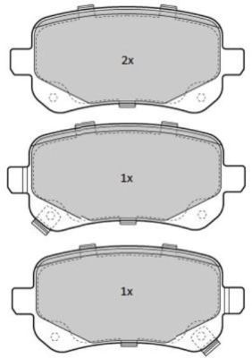 FREMAX fékbetétkészlet, tárcsafék FBP-1826