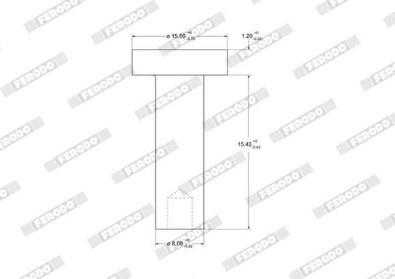 Nýt, obložení bubnové brzdy 93251