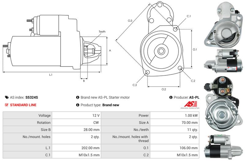 AS-PL S5324S Starter