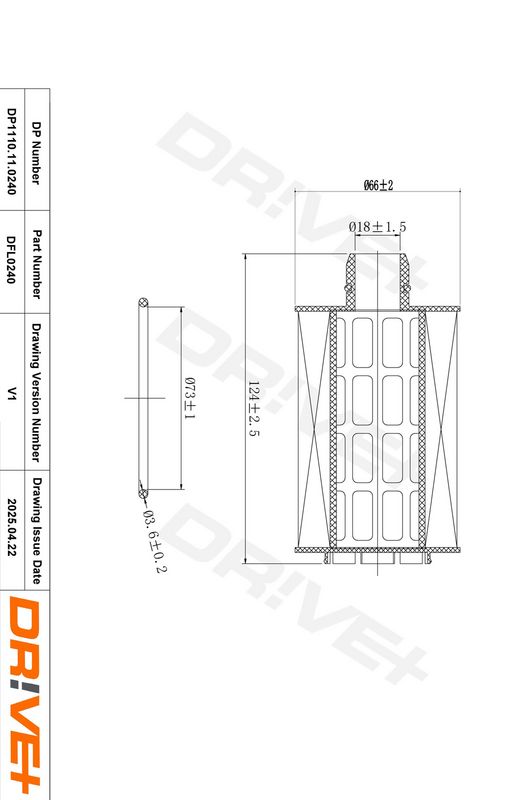 Filtru ulei DP1110.11.0240 Dr!ve+