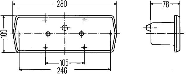 Zadní světlo 2SD 001 693-011