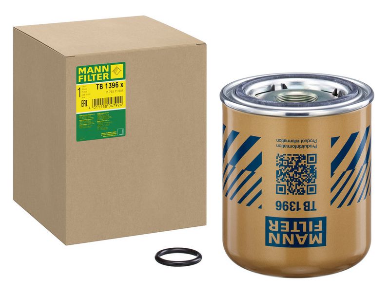 Õhukuivatuspadrun, suruõhusüsteem, MANN-FILTER TB 1396 x