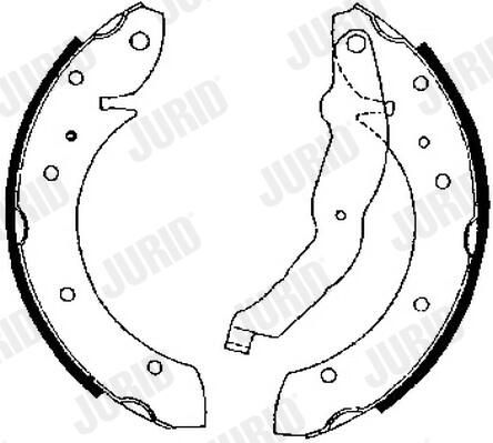 Juego de zapatas de frenos