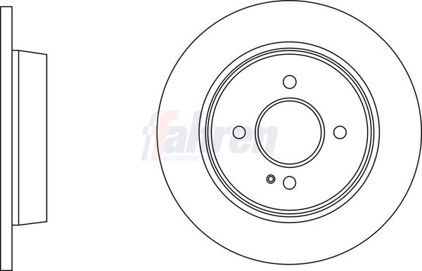 Fahren Brake Disc FBD6703