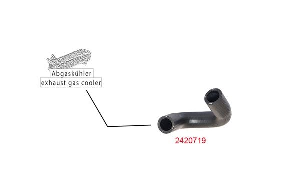 METZGER AUTOTEILE 2420719 Radiator Hose